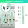 Catcan 3Pcs Everlasting Pencil Reusable, Exquisite Inkless Eternal Pencil Unlimited Writing Pen Erasable Infinite Pen with 6Pcs Replacement Nibs
