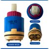 Belanger FC9AC010 Ceramic Plastic Faucet Cartridge - Replacement Cartridge with Single Lever Cartridge - Pressure Balance Cartridge Replacement Low Torque Structure Type - JH04BD Hain-Yo, 40mm