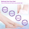 Permotary Foot Peel Mask - 6 Pack - Original Exfoliant Foot Peel - Feet Callus Remover & Dead Skin Remover, Moisturizing Feet, Baby Your Feet Naturally (Lavender&Milk)