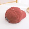 Cute Embroidery Excavator Kids Baseball Cap Adjustable Cotton Washed Vintage Cowboy Hat for Boys Girls Age 2-8 Khaki