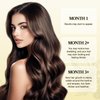 Natural Hair Growth Oil with Rosemary Batana Oil Biotin for Hair Loss and Thinning Hair, Hair Growth Serum for Dry Damaged Hair, Veganic Hair Growth Oil with Caffeine for Strong Roots and Thick Hair