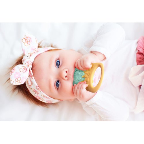 Teething Toys 3-6 Months, Teethers for Babies 3-6 6-12 Months for Teething Relief, Baby Teether Teething Toys 100% Silicone, Newborn Infant Sensory Baby Toys 0-6 Months, bebe mondo (Ice Cream)