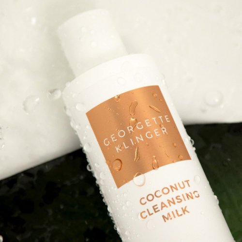 Georgette Klinger Coconut Cleansing Milk - Natural Face Wash for Women, Gentle Makeup Remover that Calms Redness and Restores Moisture with Nutrient-rich Coconut Oil, Vegan for All Skin Types - 6.7 oz