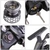 Sougayilang Fishing Reel 13+1BB Light Weight Ultra Smooth Aluminum Spinning Fishing Reel with Free Spare Graphite Spool (XY5000)