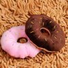 Juroicessry 1Pcs Blue Donut Dog Chew Toy Soft Plush Donut Sound Toy Cute Pet Bite Squeaker Sound Puppy Dog Plush Chewing Toy Pet Supply for Puppy Dog Squeak Toys