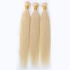 Choshim Hair 613 Blonde 1 Bundles Human Hair Silky Straight 100% Brazilian Virgin Remy Hair Weaves Platinum Blonde Hair Extensions(22inches, 100grams)