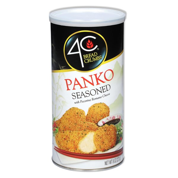 4C Premium Bread Crumbs, Panko Seasoned 1 Pack, Regular & Gluten Free, Flavorful Crispy Crunchy, Value Pack