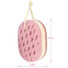 KECUCO 3 Pcs Bath Sponge for Women, Men, Adults, Kids. Sponge Loofah Body Scrubber Shower Sponge for Body Wash Bathroom, Body Sponge Bathing Accessories(Small Sizes)