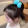 7 Pcs Colorful Butterfly Hair Ties Soft Elastic Hair Bands Cute Hair Rope No Damage for Toddler Infant Teens Toddlers Ponytail Holder Hair Accessories for Kids-7PCS-#07