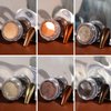 Chrome Nail Powder Set, 6 Maillard Colors Metallic Brown Chrome Nail Powder Mirror Effect Brown Pigment Chrome Powder Manicure Nail Glitter Dust with Sponge Applicators