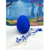 Articulated Cherry Blossom Dragon with Dragon Egg, 12" White and Blue Cherry Blossom Dragon, Home Decor Executive Desk Toys,Fidget Toys for Autism/ADHD D017-WB-BLU