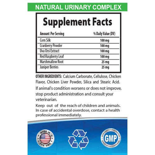 HAPPY PET VITAMINS LLC cat Urinary Support - CAT Healthy Urinary Complex - UTI Solution - Natural Formula - Anti INFLAMMATORY - cat Food with Cranberries - 1 Bottle (90 Tablets)