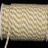 Cream With Gold Braided Cording 4.8mm x 55 Yards