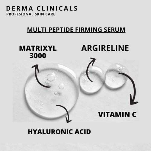 Matrixyl 3000 + Argireline, Vitamin C, Hyaluronic Acid Serum, Anti-Aging Face Serum, Anti-Wrinkle Serum for face, Multi Peptide Firming Serum - 4oz