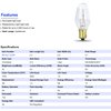 10-Watt C7 Appliance Incandescent Light Bulb (2-Pack)-Feit Electric-BP10C71/2/RP