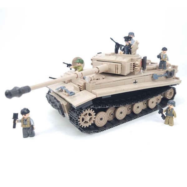 General Jim's Military Brick Building Set - World War 2 German Army Tiger Tank 131 Model Building Blocks Model Set for Military and Building Block Enthusiast,Teens and Adults