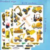 Construction Tattoos Temporary For Kids Decorations Birthday Holiday Christmas Gift Party Favors Supplies Decor Kids Adult Engineer Truck Excavator Construction Vehicle Crane Lovely Supplies