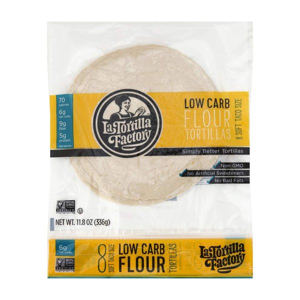 LA TORTILLA FACTORY TORTILLA FLOUR 8CT LOWCRB 11.8OZ