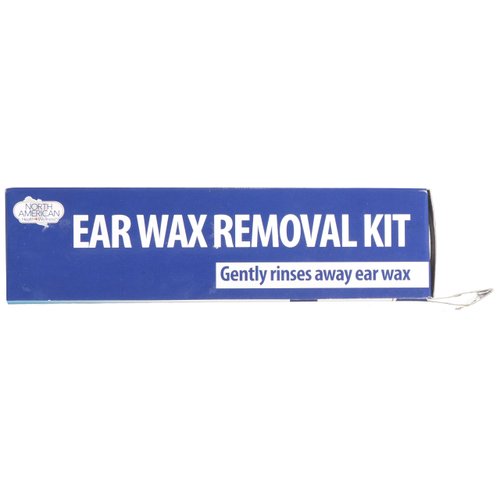 North American Ear Wax Removal Kit Includes Syringe with 3 Color Coded Safety Tips