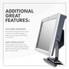 ToiletTree Products Deluxe LED Fogless Shower Mirror with Squeegee Anti-Fog Mirror - Adjustable Shaving Mirror with a Squeegee - Rust-Proof, Impact-Resistance Bathroom Shower Mirror
