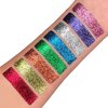Fine Glitter Shakers by Moon Glitter – 100% Cosmetic Glitter for Face, Body, Nails, Hair and Lips - 0.17oz - Silver