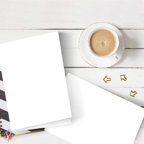 Greeting Cards Set – 5x7 Blank White Cardstock and Envelopes Perfect for Business, Invitations, Bridal Shower, Birthday, Interoffice, Invitation Letter, Weddings and All Occasion – Bulk Set of 25