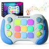YouJabz Portable Game Console, Upgraded Quick Press Game, Light up Fidget Toy for Boys Girls Toddler, Fast Push Game Controller, Mini AutismToys Gaming Gift for Children Student, Back to School
