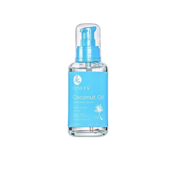 Luseta Hair Oil Hair Repair Serum Coconut Argan Marula Oil Sulfate Free Paraben Free (Coconut Oil)