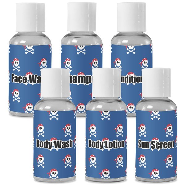 YouCustomizeIt Personalized Blue Pirate Travel Bottles