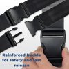 Adjustable Wheelchair Safety Strap Seat Belt, 2" Wide – Slip-Resistant & Secure Lap Belt, 13-86" Adjustable, Easy to Install, Stable Support for Seniors & Individuals Needing Extra Support