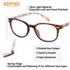 EFE Reading Glasses Readers for Women Ladies 2.0 Lightweight Full Frame Spring Hinge Eyeglasses 5 Pack (Mix Color, 2.00)