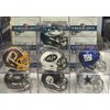 BallQube Mini Helmet Display Case Autographed Mini Helmet Case for Display Mini Helmet Cube Display Memorabilia Mini Helmet Display Case Square Clear Sports Storage Mini Helmet Display Case Holder