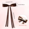 6PCS Hair Clips, Hair Ribbons, Women Hair Clip for Girl, Cute Clips Bows, Hair Ribbon Soft Bows for Female Thick Thin Hair, Bow Clips Accessories, Hair Bows Barrette Hairpin with Long Tail, Barrettes