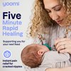 Yoomi Breast Aid™ Soothing Cryogel Pads for Sore Cracked Nipples with HOCl, 10x Multiuse, Advanced Cooling Tech for Instant Relief & Repair, Rapid Hydration for Lasting Comfort for Breast Feeding Moms