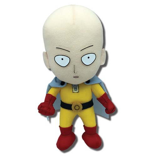 Great Eastern GE-52218 One Punch Man Saitama Stuffed Plush, 7.5"