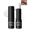 White Diamond Glitter Matte Lipstick, Gothic Shiny Lip Gloss, Sparkling High Pigment Longlasting Waterproof Smudgeproof Non-Stick Lipstick, Shimmer Lip Blam for Stage,Cosplay, Party Makeup-01