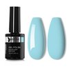 beautilux Light Blue Gel Nail Polish, 1Pcs Baby Blue Gel Nail Polish High Gloss Soak Off UV Nail Art Gel Manicure Salon at Home for Women (10ML)