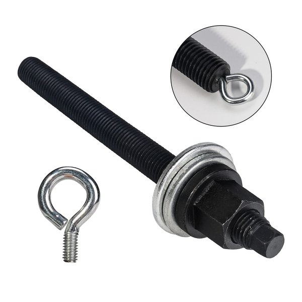 3mirrors Upgraded LS Harmonic Balancer Installer Crank Pulley Install Tool w/Lifting Hook Compatible with GM Chevy 1997-Up LS1 LS2 LS3 LS4 LSX LSA LS6 LQ4 LQ9 V8 Engine Pulley Installation Tool