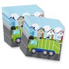 Garbage Trash Truck Birthday Party Supplies - Big Truck Birthday Party Supplies Set Includes Plates, Napkins, and Cups | Kit for 16