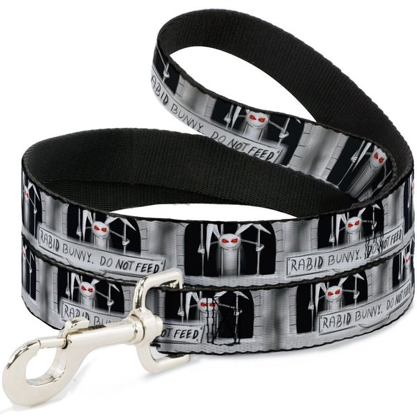 Dog Leash Rabid Bunny 4 Feet Long 0.5 Inch Wide