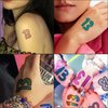 49 PCS Lucky Number 13 Temporary Tattoos, Er-as To-ur Merch 13 Tattoos, Concert Decorations for Fans Gifts, Hand Tattoo with Glitter Star