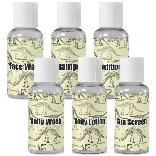 YouCustomizeIt Personalized Dinosaur Skeletons Travel Bottles