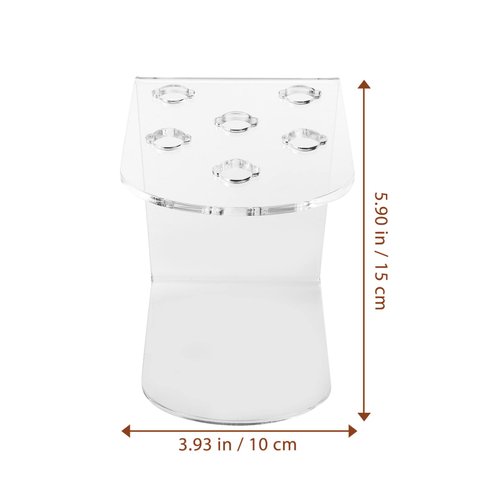 Beaupretty Scissor Tool Hangers Hair Salon Shear Holder Acrylic Hair Cutting Scissors Rack Combs Clips Storage Container Barber Tools Holder for Stylist Tool Rack Tool Rack Tool Rack