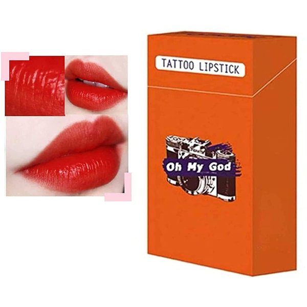 Tattοο Lipstick Swab Lip Tint, Fashion Orange Red