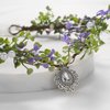 SWEETV Fairy Flower Leaf Crowns for Women Elven Princess Tiara Elf Headpiece for Cosplay Halloween Costume Photoshoot Wedding