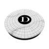 Cell Phone Pop Out Holder,White and Black Spiderweb Letter D PopSockets Grip and Stand for Phones and Tablets