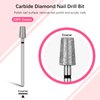Rolybag Cuticle Nail Drill Bits Tapered Barrel Cuticle Drill Bit for Nail Diamond Drill Bits 3/32” Professional Safety Cuticle Clean Drill for Electric Remove Cuticle Dead Skin Manicure Tools (Coarse)