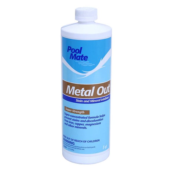 Pool Mate 1-2550 Pool Metal Remover Pool Stain Remover, 1-Quart