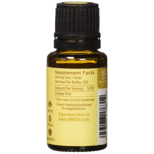 Rocky Mountain Oils Orange Essential Oil - 100% Pure and Natural Aromatherapy Essential Oils for Diffusers, Topical, and Home - 15ml