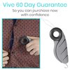 Vive Button Hook with Finger Hole - Zipper Gripper Pull Helper - Dressing Aid Assist - Buttoning Tool Device for Arthritis, Limited Mobility, Independent Living - Dexterity Handle Grip for Clothes